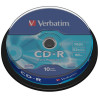 Płyta CD-R 700MB VERBATIM 52x cake (10szt) Extra Protection 43437