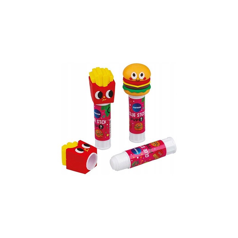 Klej w szyfcie PVA 9g. mix BURGER I FRYTKI 80355 CENTRUM