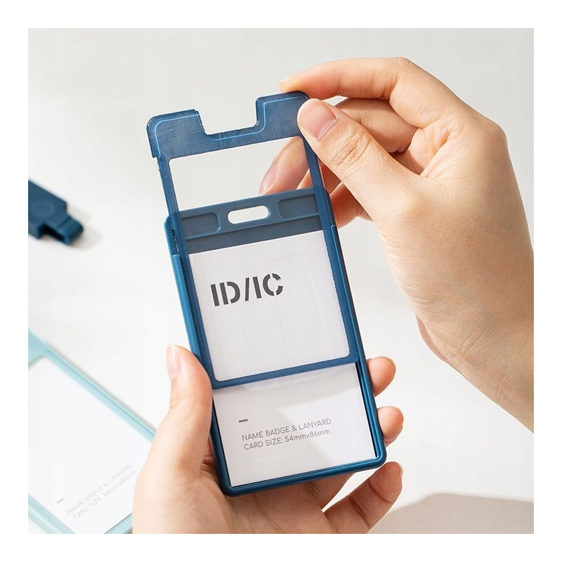 Holder pionowy ze smyczą rozpinaną Linfini mix kolorów EF407 DELI