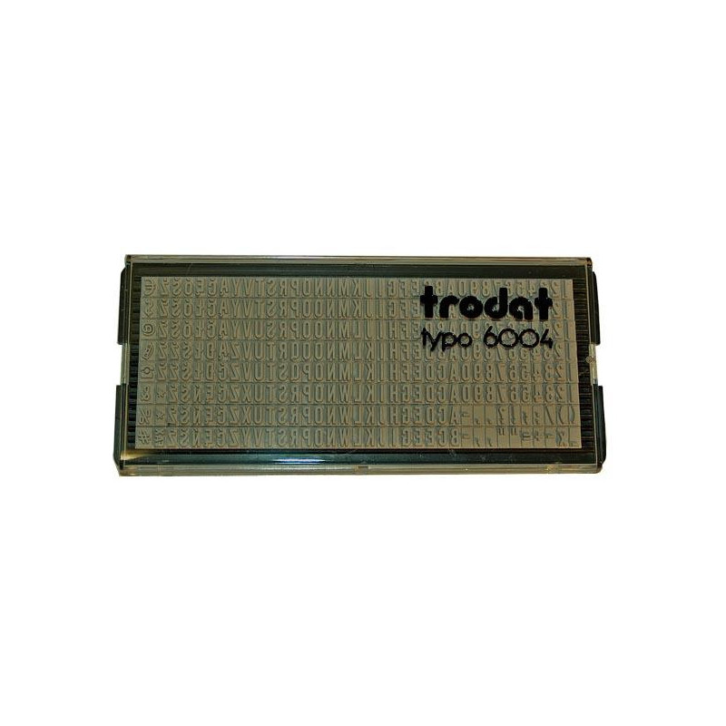 Zestaw czcionek 3mm 6003 POL TRODAT do drukarenek 4911/4912