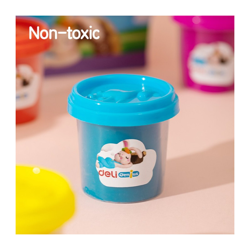 Ciastolina 4 kolory owocowy zapach EH721 DELI