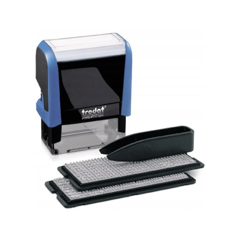 Drukarenka 4912 47x18 PRINTY 4 linie, czcionki 3mm i 4mm TRODAT