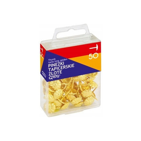 Pinezka tapicerska złota (50szt.) 110-1482 GRAND