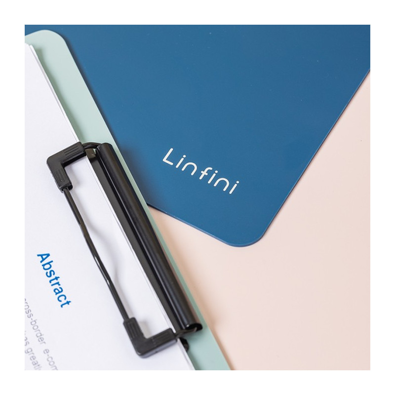 Podkładka A4 z klipsem Linfini mix kolorów EF403 DELI