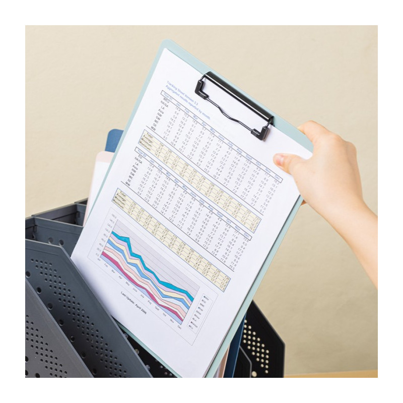 Podkładka A4 z klipsem Linfini mix kolorów EF403 DELI