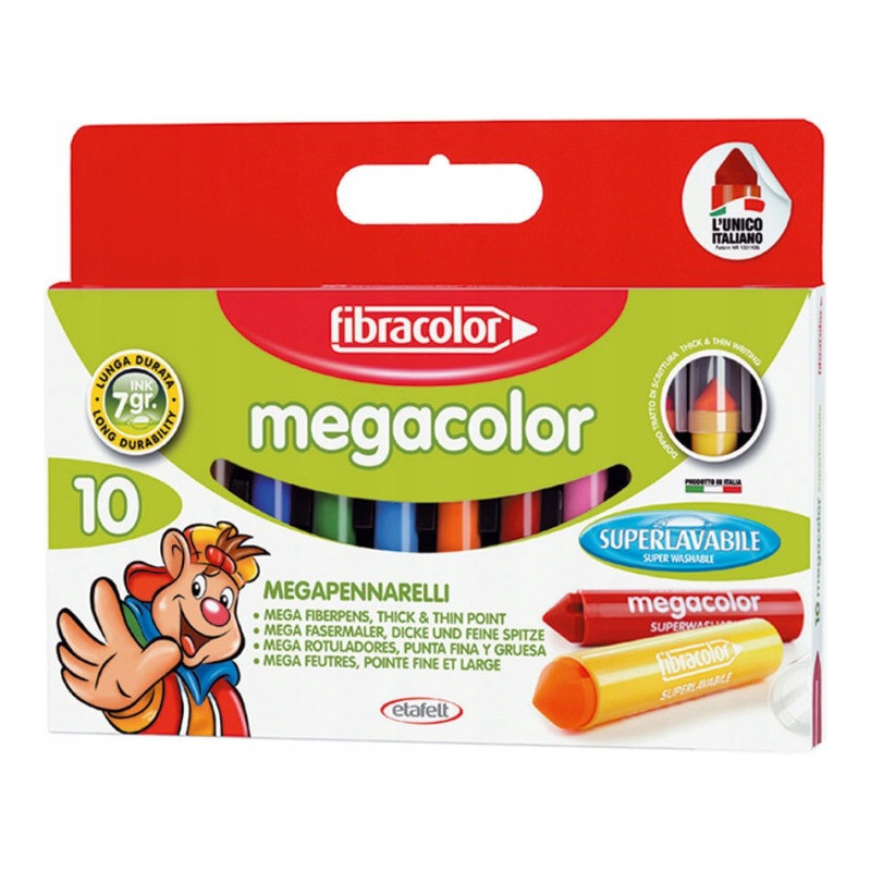 Mazaki MEGA COLOR 10kol. FIBRACOLOR 733 (950)