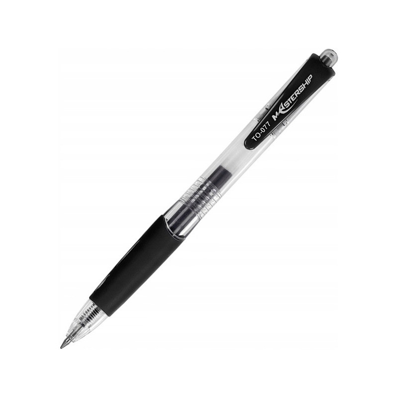 Długopis żelowy automatyczny MASTERSHIP czarny TO-077 TOMA