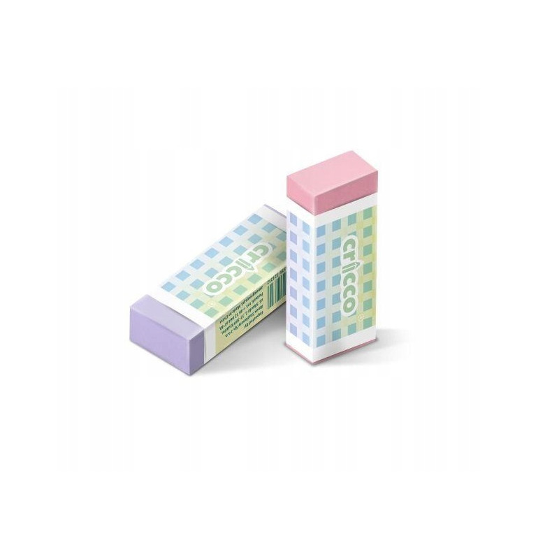 Gumka do ścierania pastelowa CRICCO pvc-free CR222