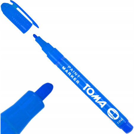 Marker olejowy F niebieski 1,5mm TO-441 TOMA