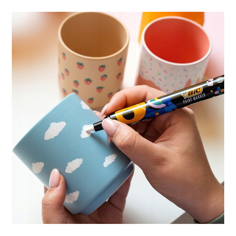 Marker olejowy INTENSITY na bazie wody biały 527425 BIC