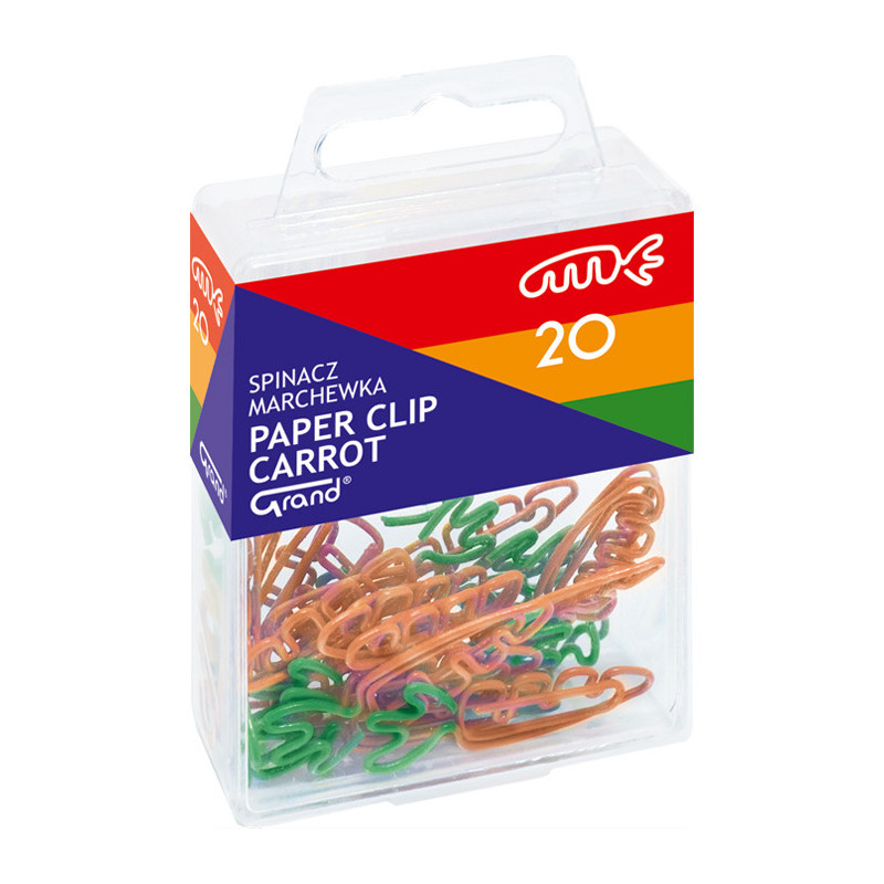 Spinacz MARCHEWKA T4 GRAND 20szt 110-1703