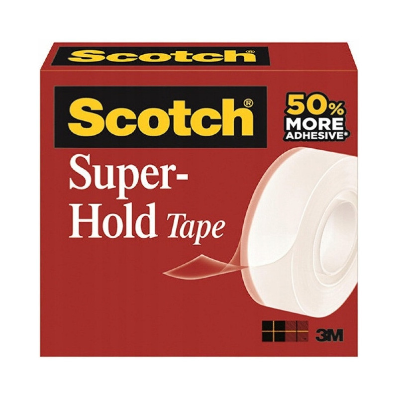Taśma klejąca Super-Hold super mocna 19mmx25,4m SCOTCH 3M-70007044236
