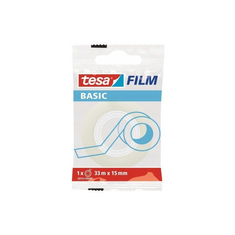 Taśma biurowa TESA BASIC 15x33m 58542-0000-00