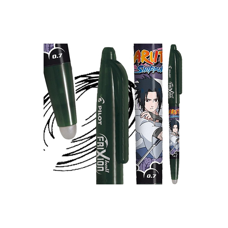 Pióro kulkowe FRIXION 0,7 NARUTO czarne PIBL-FR7NRT-B PILOT
