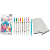 Pisak BRUSH SIGN PEN TWIN MANGA kpl.8szt. SESW30C-ST8MGPL PENTEL