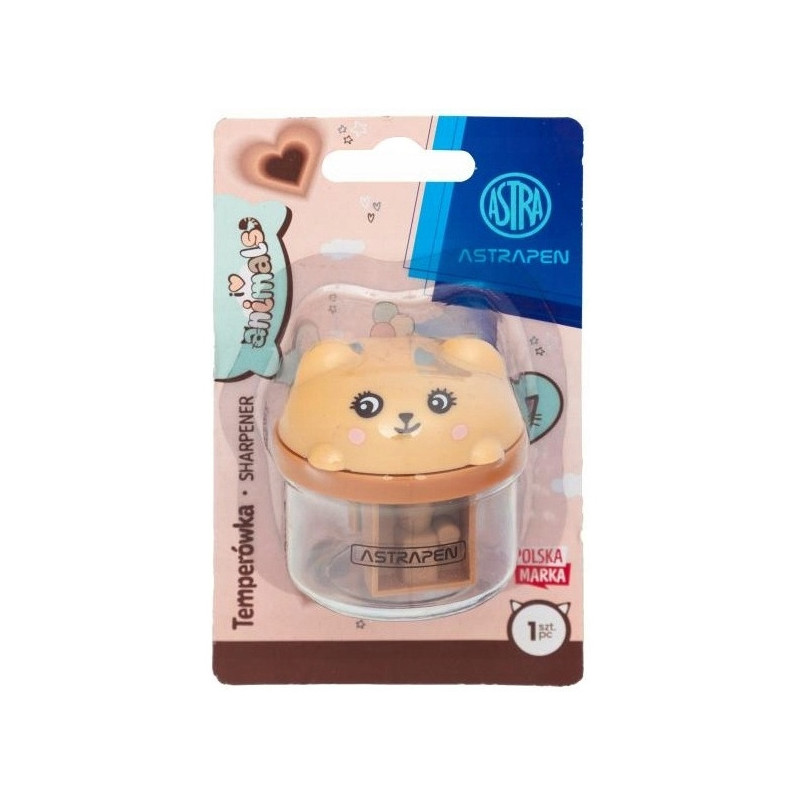 Temperówka z uszkami ASTRAPEN Animals Choco 1szt. blister 425025901