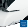 Zszywacz elektryczny Supreme 5050e biało-czarny 50 kartek RAPID 20993212
