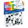 Oczka ruchome samoprzylepne 12mm (80 sztuk) FIORELLO GR-KE80-12 170-2270