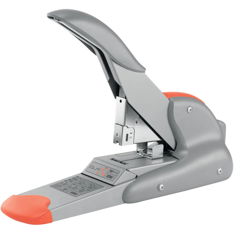 Zszywacz DUAX srebrny-pomarańczowy 170 kartek RAPID 21698301