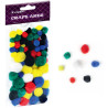 Pompony kolorowe miks 78 szt. Fandy 170-2543