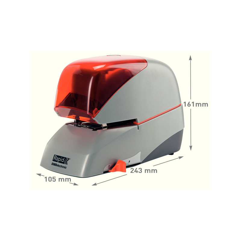 Zszywacz elektryczny Supreme 5080e srebrny 80 kartek RAPID 20993411