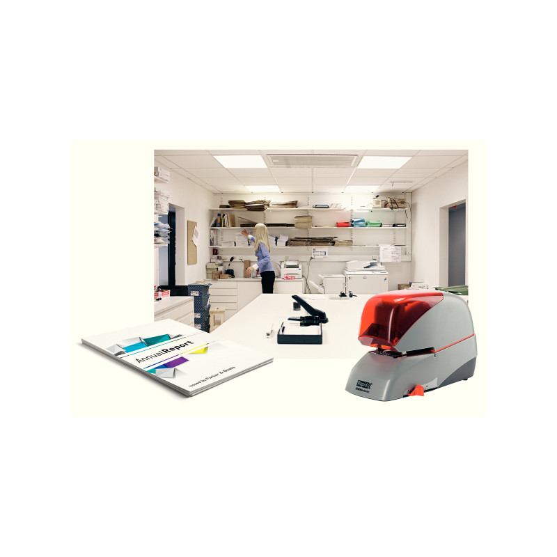 Zszywacz elektryczny Supreme 5080e srebrny 80 kartek RAPID 20993411