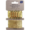 Zestaw tasiemek 2x2m ZŁOTY Satin Gold INTERDRUK