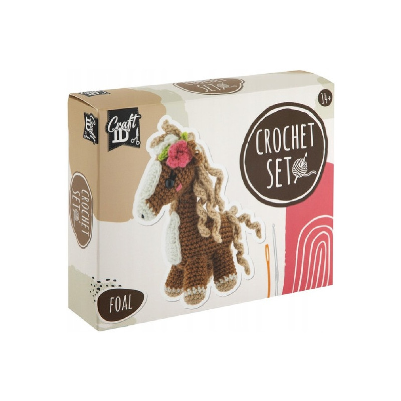 Zestaw do szydełkowania ŹREBAK 14,5x4x16cm CR1715/GE GRAFIX