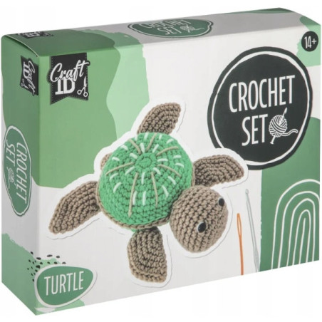 Zestaw do szydełkowania ŻÓŁWIK 14,5x4x16cm CR1706/GE GRAFIX