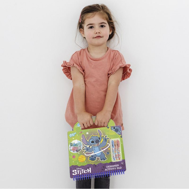 Zestaw kreatywny do rysowania szablony, naklejki STITCH TT700093 GRAFIX