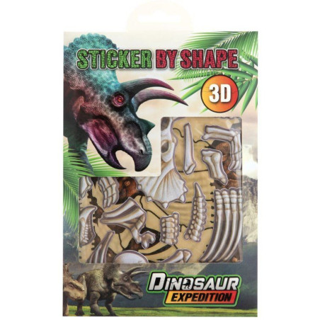 Dino Naklejki po kształtach 3D T.Rex GRAFIX