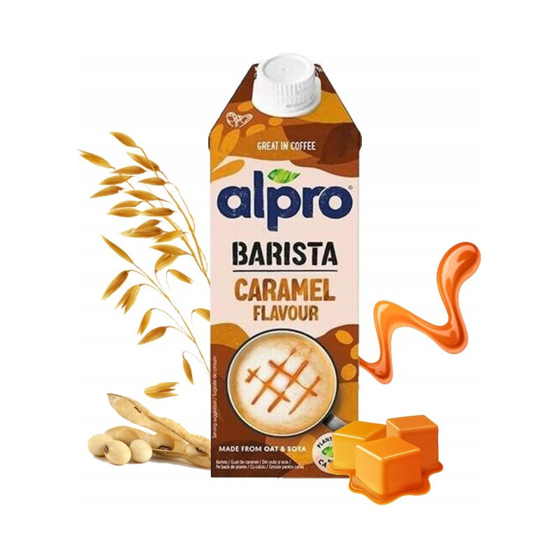 Napój DANONE ALPRO BARISTA 750ml owsiano sojowy o smaku karmelowym