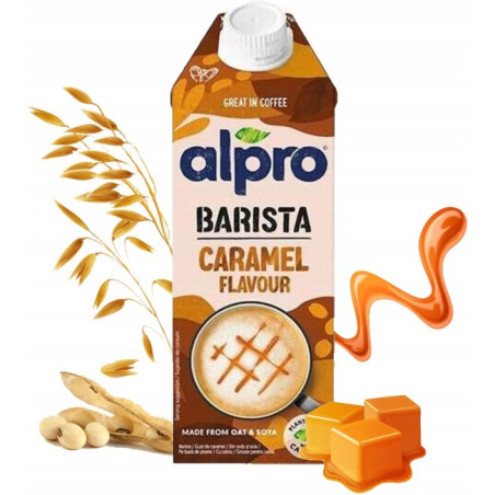 Napój DANONE ALPRO BARISTA 750ml owsiano sojowy o smaku karmelowym