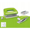 Zszywacz + dziurkacz LEITZ WOW mini 10 kartek zielony metalik 55612054