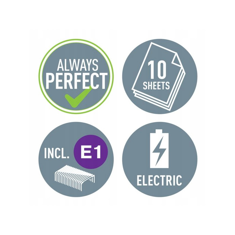 Zszywacz elektryczny WOW 10kartek czarny 55661095 LEITZ