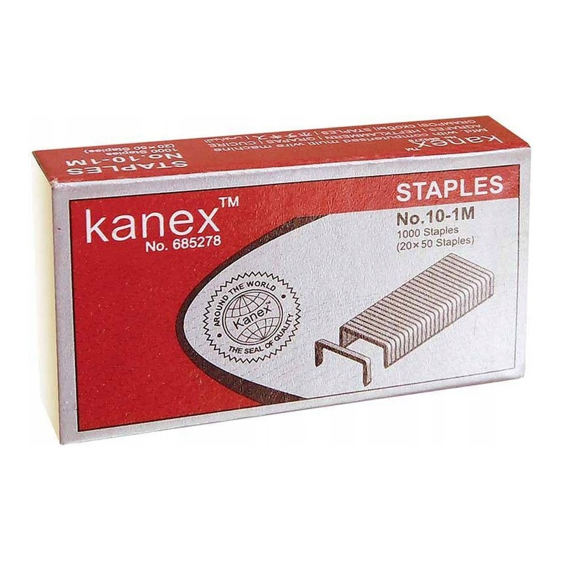 Zszywki nr.10 (1000szt.) NO.10-1M KANEX