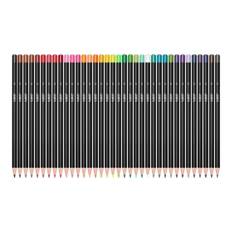 Kredki ołówkowe 36 kolorów INTENSITY Premium metalowe opakowanie 510022 BIC