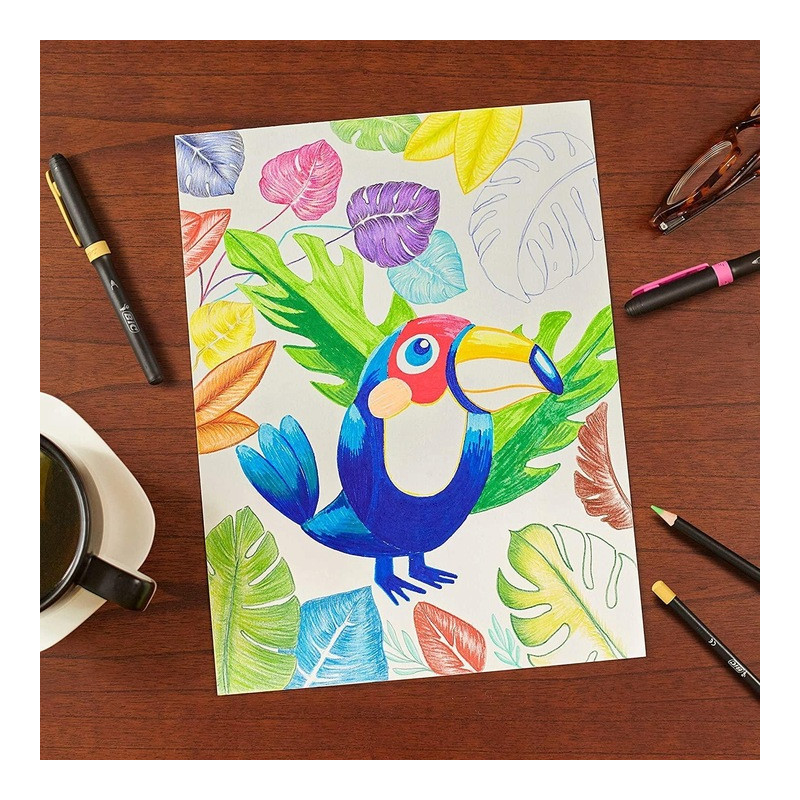 Kredki ołówkowe 36 kolorów INTENSITY Premium metalowe opakowanie 510022 BIC