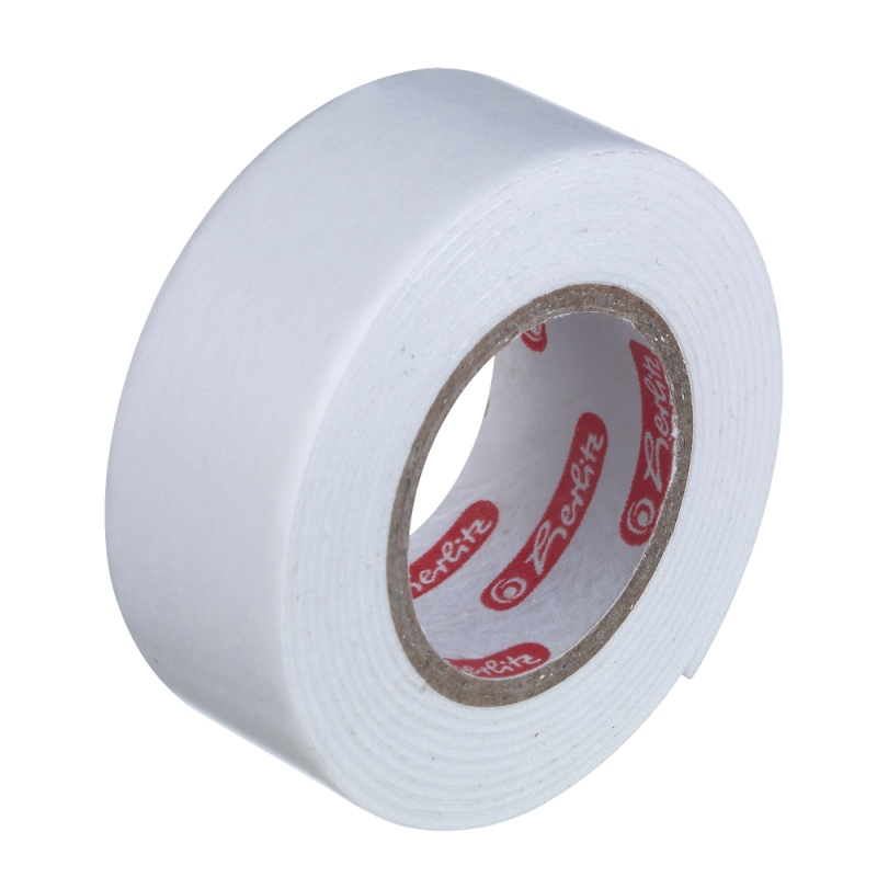 Taśma klejąca dwustronna piankowa 1m x 19mm biała, blister 300000645 HERLITZ