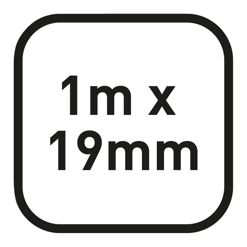 Taśma klejąca dwustronna piankowa 1m x 19mm biała, blister 300000645 HERLITZ