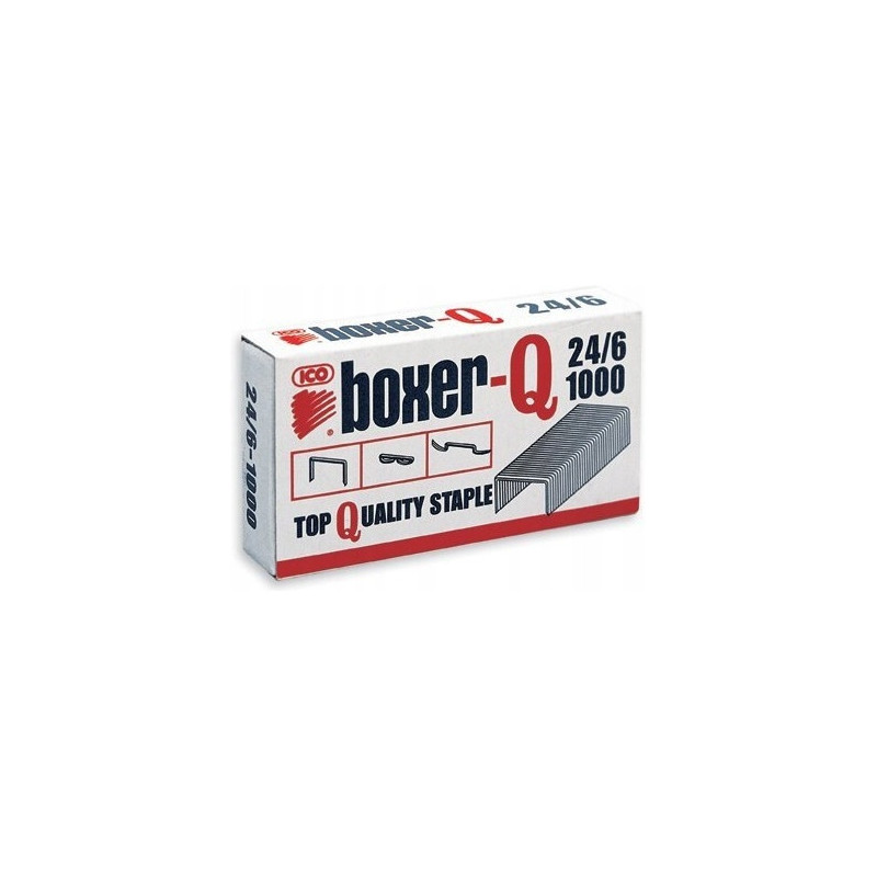 Zszywki SAX 24/6-1000 galwanizowane BOXER SAXB24/6