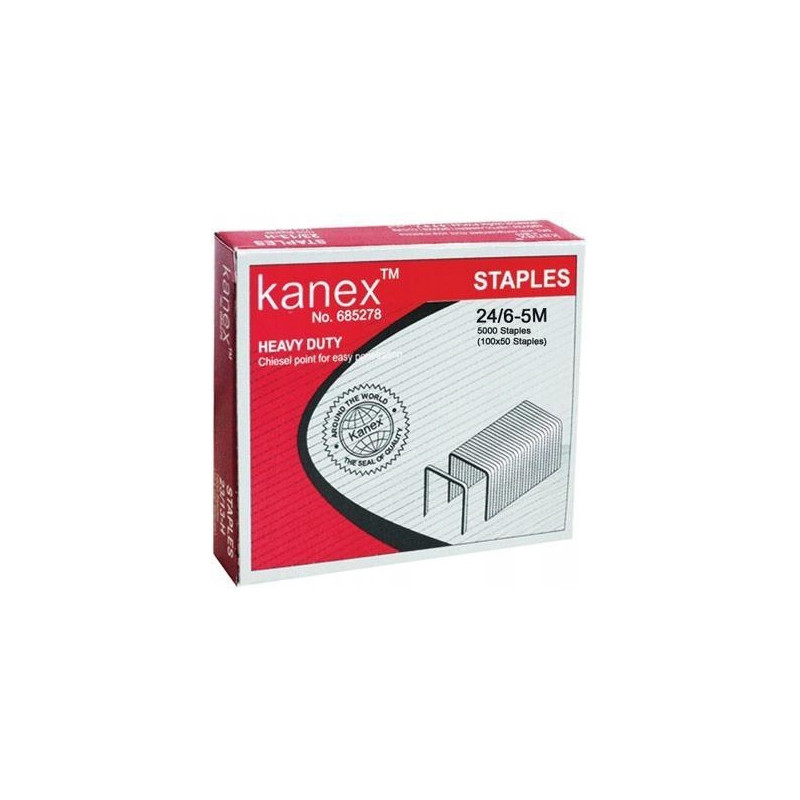 Zszywki 24/6-5M KANEX NO.24/6-5M