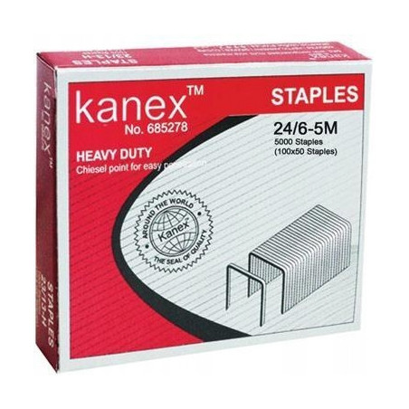 Zszywki 24/6-5M KANEX NO.24/6-5M