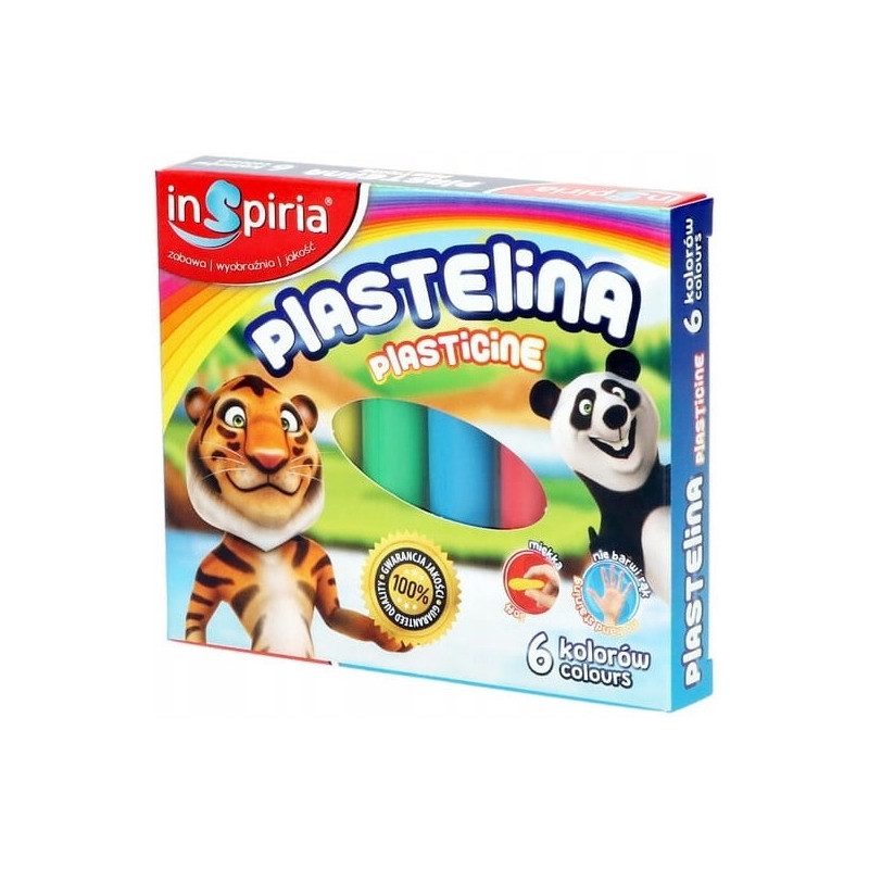 Plastelina 6 kolorów 0463-0001-99 Panta Plast