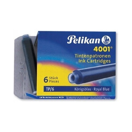 Naboje krótkie czarne TP/6 301218 PELIKAN
