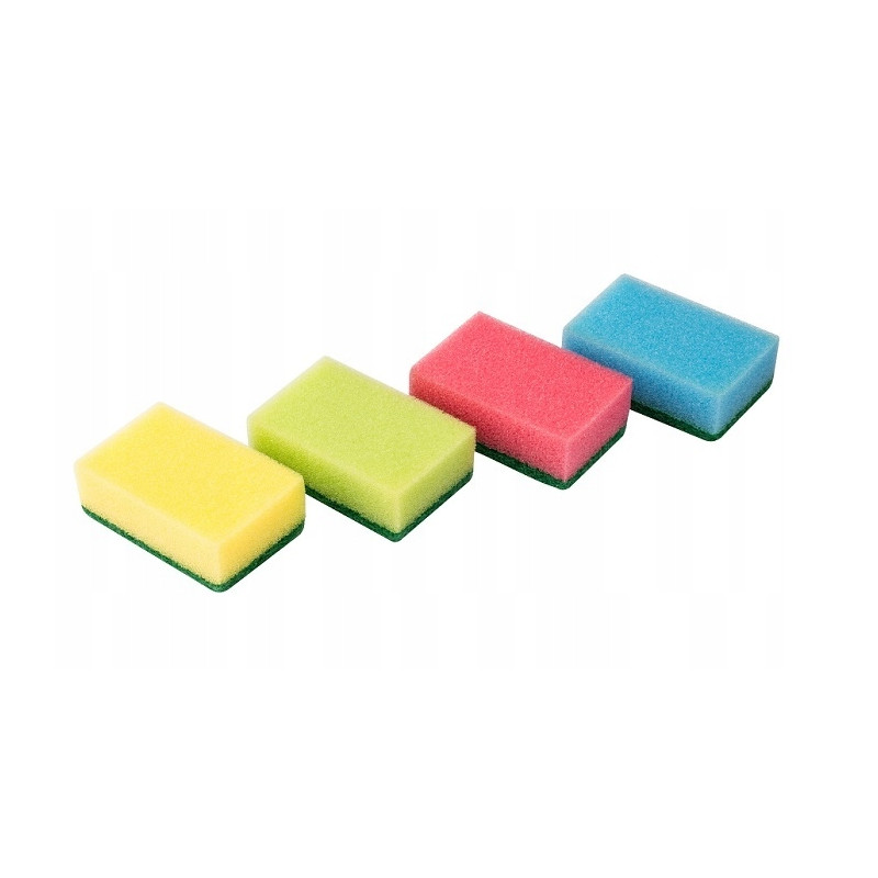 Gąbka do zmywania VILEDA RAINBOW 8,5x5,5cm (9+1 szt)