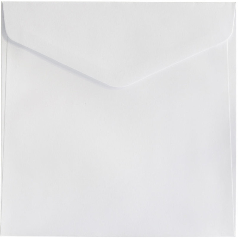Koperta 160x160mm biały gładki 150g. (10) 280391 Galeria Papieru