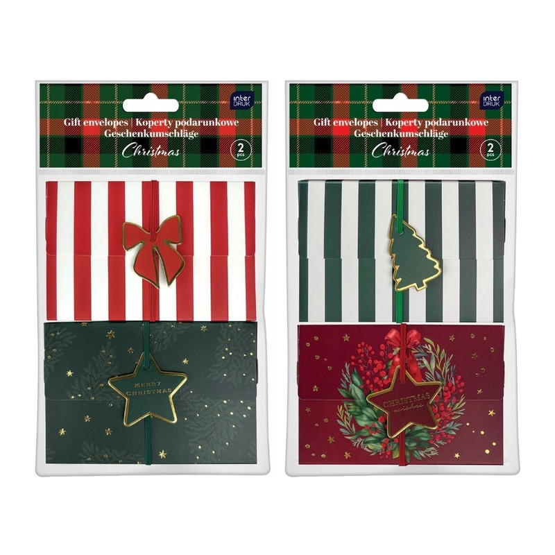 Koperty podrunkowe z gumką 2szt. Christmas INTERDRUK