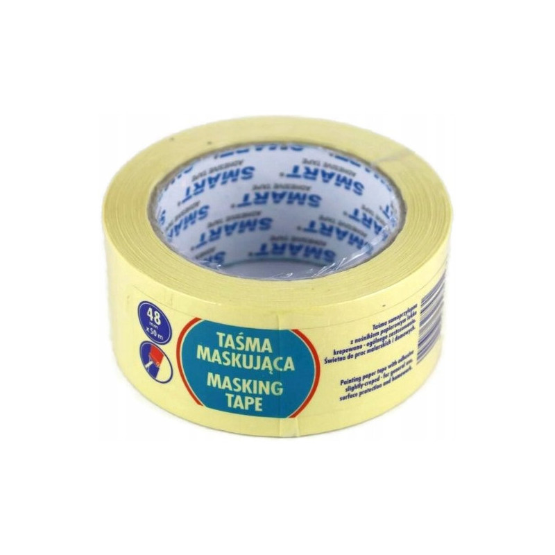 Taśma maskująca papierowa 48mm*50m SMART