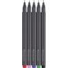 Cienkopisy GRIP 5 kolorów podstawowych 151604 FABER-CASTELL